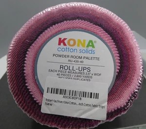 Robert Kaufman Roll Up/Jelly Roll - PULVERRAUMPALETTE RU-435-40 NEU (b3) - Bild 1 von 5