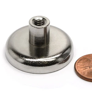 CMS MAGNETICS - 99LB Hold Neodymium Cup Magnet Female Threaded Rare Earth - Picture 1 of 7