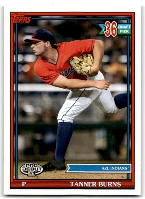 2021 TOPPS PRO DEBUT TANNER BURNS RC #PD-180 - Image 1 of 2