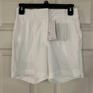 NEW $70 NIKE GOLF WOMEN'S 5" DRI-FIT VICTORY SHORTS WHITE DA3209-100 XS - Picture 1 of 5