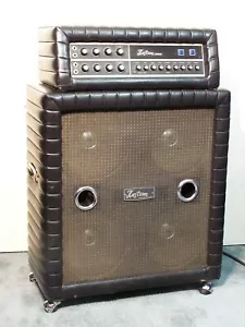 VINTAGE 70s KUSTOM K250-4 AMP HEAD, 4-12 G SPEAKER BLACK TUCK AND ROLL AMPLIFIER - Picture 1 of 23