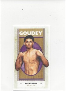 (0442) RYAN GARCIA 2019 UPPER DECK GOODWIN CHAMPIONS WOOD MINI LUMBERJACK BACK