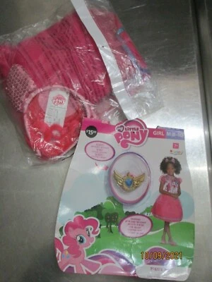 Disfraz de Halloween My Little Pony Pinkie Pie M (8-10) ENVÍO RÁPIDO Collar Bonus Foto 1 de 2