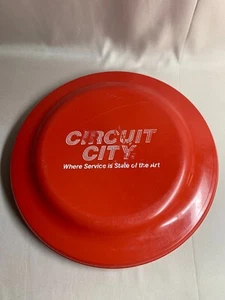Vintage Circuit City Advertisement Promotional Red Frisbee Style Flying Disc - Picture 1 of 5