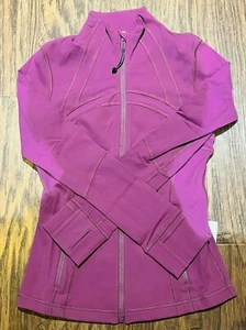 NEW Women Lululemon Define Jacket Mesh Vent Luon Vintage Plum Size 4-6-8 - Picture 1 of 7