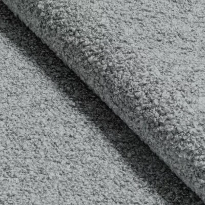 Kravet Grey Plain Textured Nubby Boucle Weave Upholstery Fabric 1.15 yd 36114.11 - Image 1 of 3