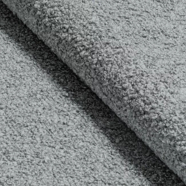 Kravet Grey Plain Textured Nubby Boucle Weave Upholstery Fabric 4.10 yd 36114.11