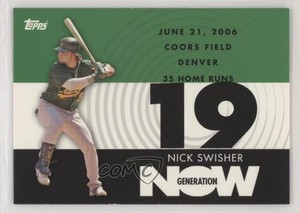 2007 Topps Generation Now Nick Swisher #GN378