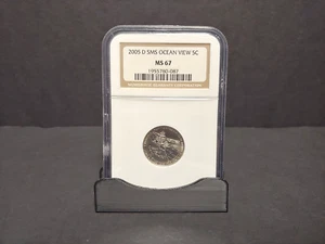 2005 "D" SMS Ocean View 5C Jefferson Nickel - NGC MS-67 - FREE Shipping! - Picture 1 of 5