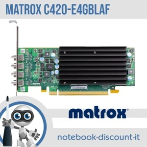 Matrox C420 2gb GDDR5 Scheda Grafica 4x Mini DisplayPort C420-E4GBLAF Tested - Foto 1 di 1