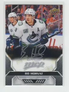 20/21 UD MVP Vancouver Canucks Bo Horvat Silver Script card #40 - Picture 1 of 2