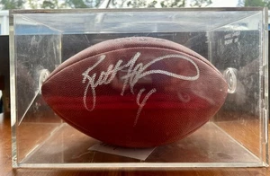 NFL Football Autographed By Brett Favre - Picture 1 of 5