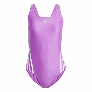 Bañador Mujer Adidas 3 Bandas Morado - Imagen 1 de 3