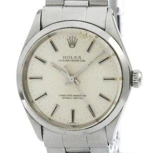 ROLEX Oyster Perpetual 1002 Steel Automatic Mens Watch Vintage - Picture 1 of 10