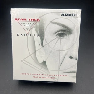 Star Trek Vulcan Soul Book I Exodus Audiobook CD 2004 Josepha Sherman NEW - Bild 1 von 9