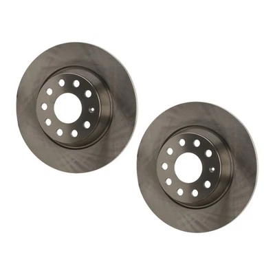 Par de discos de freno traseros para Volkswagen Tiguan 2009 2010 lado conductor y pasajero Foto 1 de 4