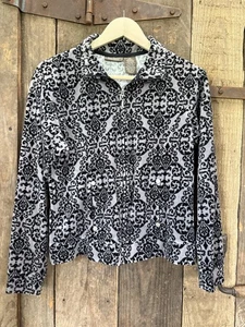 Jane Ashley Damen Jacke Größe Small durchgehender Reißverschluss Samtgefühl mit Taschen - Bild 1 von 10