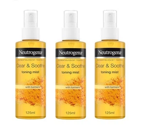 3 x Neutrogena Clear & Soothe Toning Mist 125 ml - Picture 1 of 1