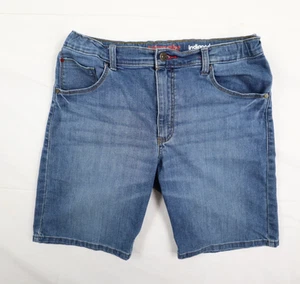 Wrangler Indigood Kids Boys 18 Husky Adjustable Waist Denim Blue Jeans Shorts - Picture 1 of 13