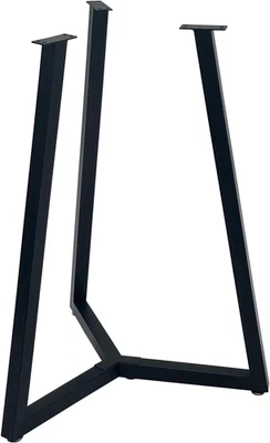 16 Inch Round Table Legs Metal Coffee Table Base Black Iron for Dining Table - Image 1 of 4