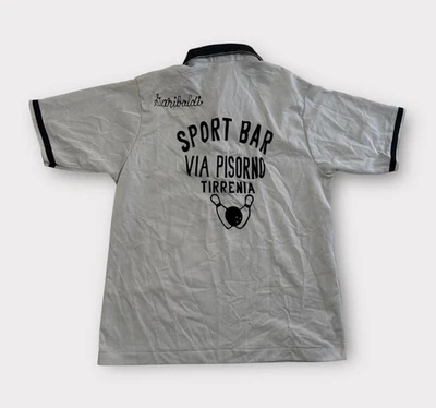 Vintage 70s Bowling Polo Shirt Men’s Medium Gray Short Sleeve Nat Nast Brand - Image 1 of 4