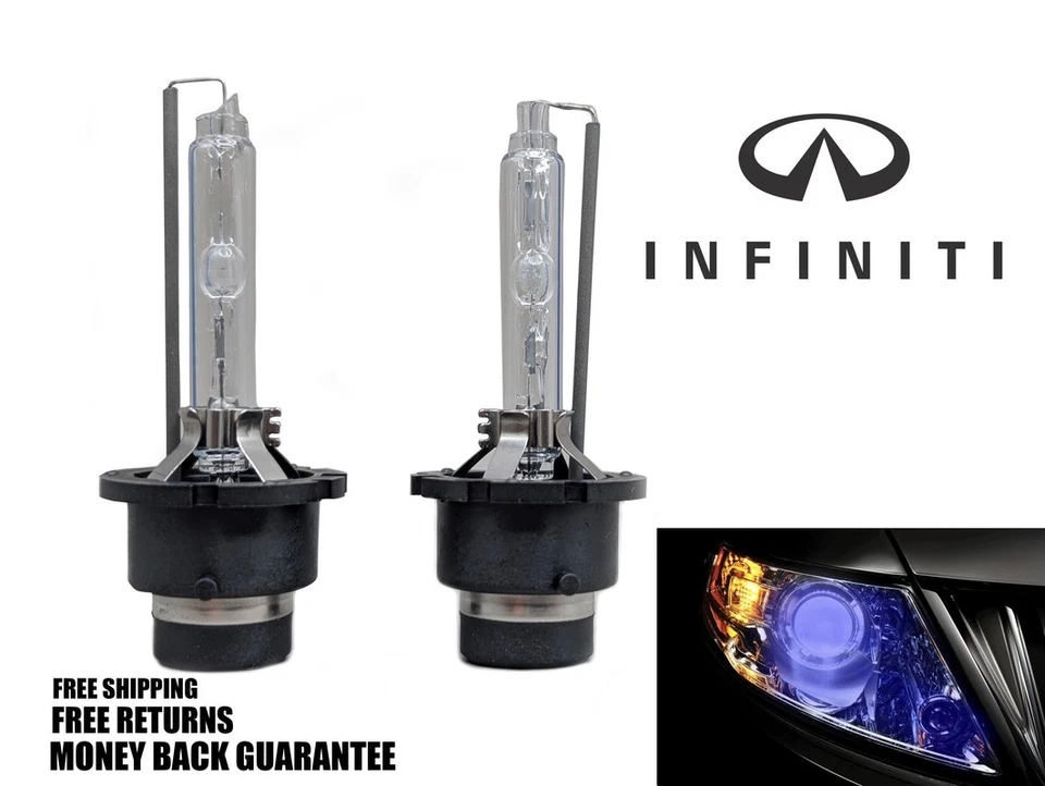 10000K Deep Blue HID Xenon Headlight Bulb for INFINITI QX4 2001-2003 Low Beam x2 - Image 1 of 1