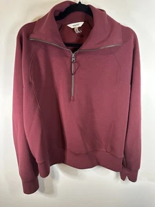 Spanx Sweatshirt Damen Gr. Large Quarter Zip Pullover sehr weich - Bild 1 von 6
