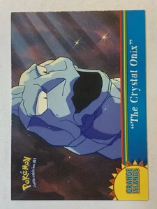 2000 Topps Pokemon #OR4 "The Crystal Onix" (A) Serie 3 Islas Naranja - Imagen 1 de 2