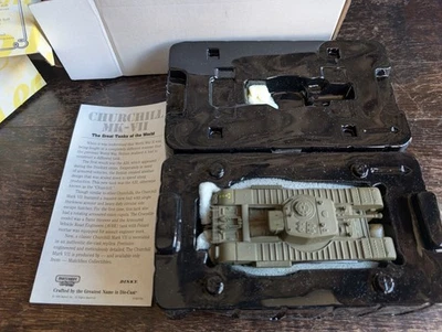 Boxed 1999 Matchbox 1:72 Churchill Mk-VII Diecast Model Tank - DYM37584 Mint - Image 1 of 4