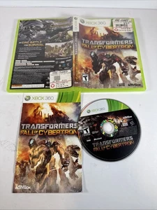 Transformers Fall of Cybertron Xbox 360 Complete CIB W/ Manual Tested - Picture 1 of 2