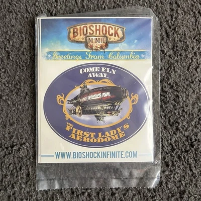 Bioshock Infinite Greetings From Columbia VERY RARE pre Order Bonus SEALED 2012 - Image 1 of 2