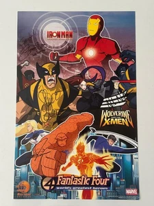 Marvel Animation Nicktoons World's Greatest Heroes Promo Poster (2009) SIGNED 4X - Picture 1 of 11