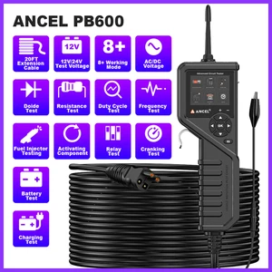 ANCEL PB600 12-24V Electrical Circuit Tester Power Probe 30FT Long Cable LED UK - Picture 1 of 16