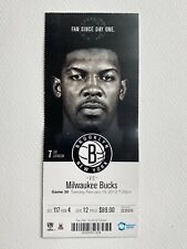 2013 Milwaukee Bucks at Brooklyn Nets Ticket 2/19/13