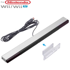 Wired Remote Motion Sensor Bar IR Infrared Ray Inductor for Nintendo Wii / Wii U - Picture 1 of 17