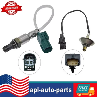 Sensor de oxígeno aguas arriba + aguas abajo 2 piezas para Nissan Frontier 2005-2011 2012 2,5 L Foto 1 de 4