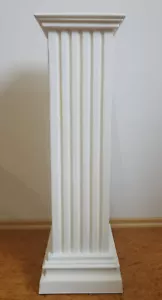 Deko Säule Blumensäule Sockel Ständer Antik Stuckgips 83 cm - Bild 1 von 3