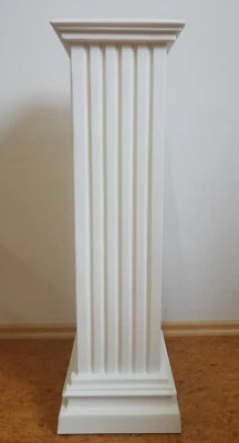 Deko Säule Blumensäule Sockel Ständer Antik Stuckgips 83 cm - Bild 1 von 3