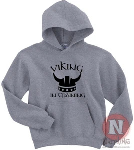 Viking in training Hoodie kids top Hoody funny Norseman Thor teen - Picture 1 of 11