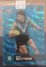 2021 AFL Select Footy Stars Prestige Zak Butters Blue Parallel #028/125 Port