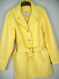 Trench coat, cintura, tasche Old Navy taglia XL 100% cotone completamente foderato media - Foto 1 di 13