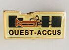 Quest Accus Formula One F1 Motor Racing Pin Badge Brooch Auto Vintage (C4)