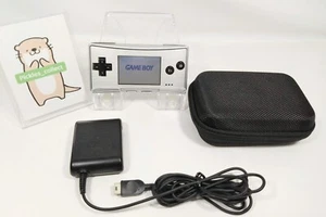 GameBoy Micro Silver Console OXY-001 con caricatore testato Nintendo GB micro 0526E - Foto 1 di 19