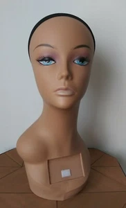 Lady Mannequin Head Realistic Mannequin Head Wig Head Stand. - Picture 1 of 10