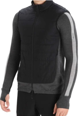 NWT  Men's Icebreaker Black / Jet Size Medium MerinoLoft Vest - Image 1 of 4
