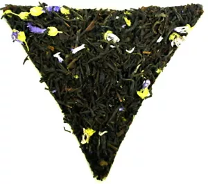 Violet Flower Scented Tea Loose Leaf Chinese Black Tea With Flowers Beautiful - Picture 1 of 6