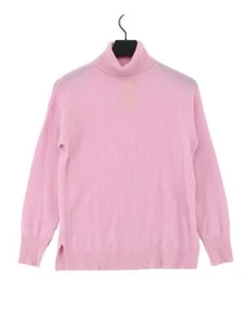 Nordstrom Women's Jumper XS Pink 100% Cashmere High Neck Pullover - Picture 1 of 5
