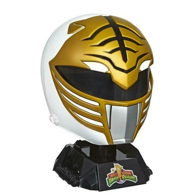 Hasbro Power Rangers Lightning Collection Mighty Morphin White Ranger Helmet for Adults+ (E6781)