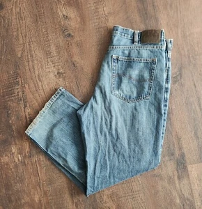 Mens Levi Strauss Relaxed Straight Leg Medium Wash Jeans 36x28 - Picture 1 of 9