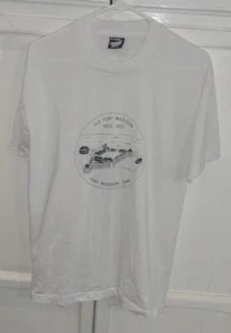 Vintage Screen Stars Best T-shirt, Old Fort Madison, Single Stitch, White, XL - Picture 1 of 5
